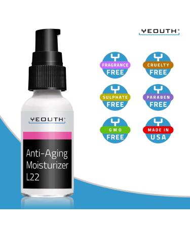 YEOUTH Face Moisturizer with Jojoba & Shea Butter | Hydrating Cream for Women & Men | Enhance Radiance & Smoothness - 1oz - Buy Online on GoSupps.com