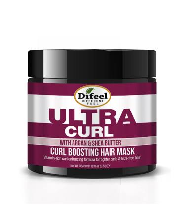 Difeel Ultra Curl with Argan & Shea Butter - Curl Boosting Hair Mask 12 oz.