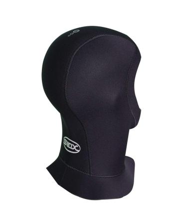 DIVE & SAIL Wetsuit Hood Scuba Diving Hood 5mm Thermal Neoprene Wetsuit Hat Diving Cap Surfing Thermal Hood for Snorkeling Kayaking Sailing DHD1308 black Large