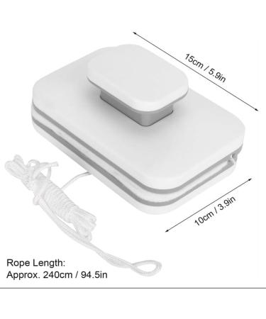 Magnetic Window Cleaner Magnetic Windshield Cleaner Tool Double-Sided Window Cleaner Glass Wiper Square Shape Glass Wiper Cleaning Tool for High Window Rise and Car Glazed Windows(3-10mm) - Buy Online on GoSupps.com