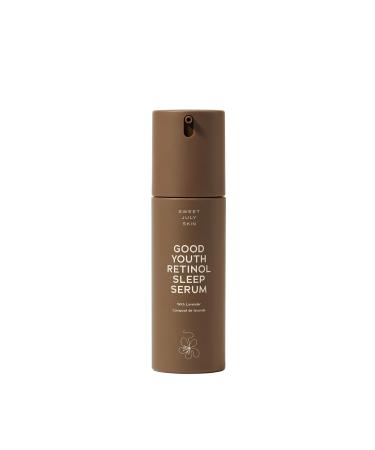 SWEET JULY SKIN Good Youth Retinol Sleep Serum Lavender Retinol Lactic Acid Turmeric Root Oil Gently Reset & Renew Hydrating Clean & Fragrance Free 1 Fl oz
