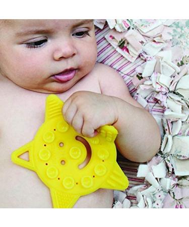 POPPIES Smiley The Star and RED The Rocket Bundle - Silicone Sensory Toy for Infants - BPA-Free Teether and Bath Toy with Suction Cups and Textures - Buy Online on GoSupps.com