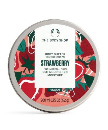 The Body Shop Strawberry Body Butter   Nourishing & Moisturizing Skincare for Normal Skin   Vegan   6.75 oz Strawberry 6.75 Ounce (Pack of 1)