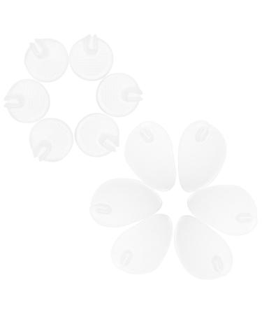 FOMIYES 6 Pairs Toe Pads Forefoot Cushion Sandals Forefoot Pad Metatarsal Foot Pads Metatarsal Pads Cushion Ball of Foot Cushion Sandals Toe Protector Pad Sandals Anti-Slip Forefoot Pad