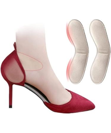 Premium Shoe Heel Sponge Protectors for Women - Thick Anti-Wear Support for Plantar Fasciitis & Cracked Heels (Apricot X-Large - Buy Online on GoSupps.com