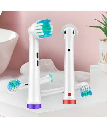 8pcs Compatible Replacement Toothbrush Heads with 4pcs Covers for Oral B | Oral B Toothbrush Head Refills (Standard) - Buy Online on GoSupps.com
