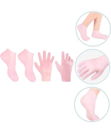 PLAFOPE 1 Set Hydrating Sock Gloves Cracked Foot Socks Exfoliating Gloves Sock Moisturizing Hand Gloves Foot Care Socks Exfoliating Socks Moisturizing Foot Cover Moisturizer Socks - Buy Online on GoSupps.com