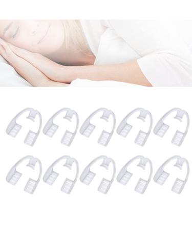 Teeth Grinding Night Guards Teeth Cushion Mouth Guard Protection Braces Anti-Grinding Braces Teeth Protector Sleep Teeth Grinder for Adults and Children (10 Pack)