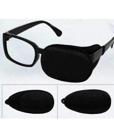 Kid & Adult Silk Eye Cover for Amblyopia | Strabismus & Lazy Eye Training Patch - Black - Buy Online on GoSupps.com