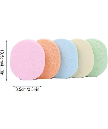 dijiusidy 10 Pieces Color Random Face Washing Sponge Discs Assortment Portable Makeup Cosmetic Pad Assorted Kit Cleaning Tool - Buy Online on GoSupps.com