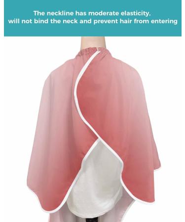 Red Barber Cape - Adjustable Salon Hair Cutting Cape for Men Women & Kids | 55x63 Inch with Minimalist White Stripes - Buy Online on GoSupps.com