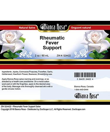 Bianca Rosa Rheumatic Fever Support Salve - 2 oz (ZIN 524422) - Buy Online on GoSupps.com