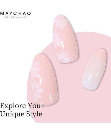 MAYCHAO Pink Gel Nail Polish 1Pc Light Pink Gel Polish Soak Off UV LED Nail Polish Nail Art Starter Manicure Salon DIY at Home 0.5 OZ - Buy Online on GoSupps.com