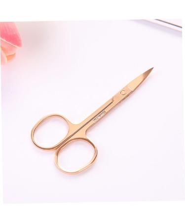 Ipetboom Nose Hair & Eyebrow Trimmer for Women - Curved Hairdressing & Grooming Tool in Medium Golden - Perfect Beauty Accessory - Buy Online on GoSupps.com