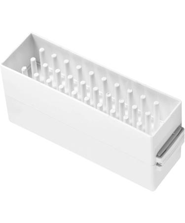 YUYTE Nail Drill Holder Nail Drill Storage Box Dustproof Stand Displayer Organizer Container 30 Holes for Beauty Salon and Household (No Drill) - Buy Online on GoSupps.com