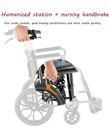 Wheelchair For Outdoor Folding Wheelchairs For Adults Lightweight Wheelchair Portable For Easy Travel Wheel Chair - Buy Online on GoSupps.com