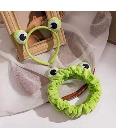 Green Frog Hairbands for Women - 2 PCS Washable Elastic Headbands for Thick Hair - Buy Online on GoSupps.com