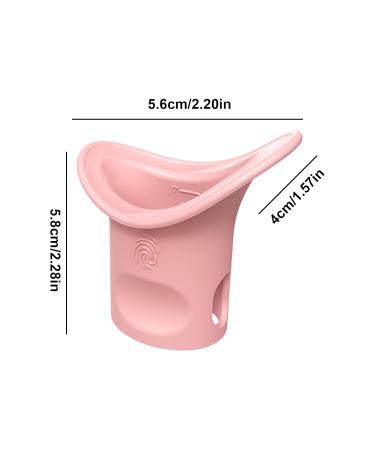 Buy Silicone Eye Flushing Cup - Soft Eye Washer for Gentle Cleaning | Ideal for Men & Women | Pink Eye Rinse with Scale - Buy Online on GoSupps.com