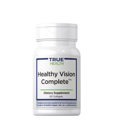 True Health - Lutein & Zeaxanthin Multivitamin Supplement - with Vitamin C Vitamin A Zinc & Bilberry - 60 Softgels