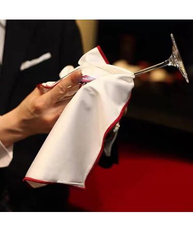 Sgnsvj Set of 2 Champagne Glass & Wine Glasses Polishing Cloths Fine Microfibre Cloth for -Free Cleaning - Buy Online on GoSupps.com