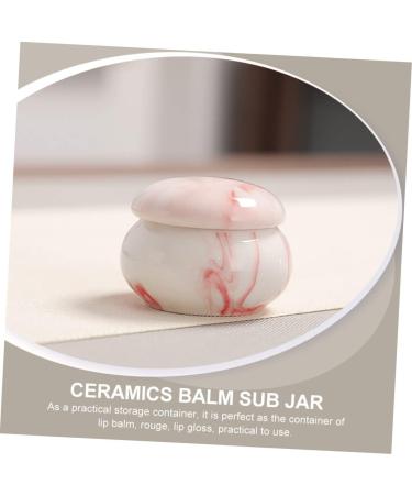 FOMIYES 9 Pcs Ceramic Airtight Jars for Women - Lip Balm and Cosmetic Containers - Assorted Colors - Travel Size Empty Pots - 4.5x4.5cm - Buy Online on GoSupps.com