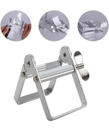 korvre Toothpaste Squeezer Metal Tube Roller Rotating Toothpaste Dispenser Tube Squeezer Stainless Steel Squeezer - Buy Online on GoSupps.com