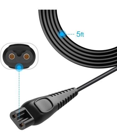 Cablepelado Razor Power Supply 120 cm | 15V Compatible with Philips Norelco Bodygroom Multigroom Arcitec Spectra Speed-XL Precision Shavers HQ8505/6075/6095 - Buy Online on GoSupps.com