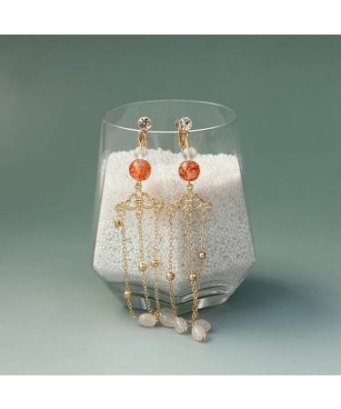 Houchu Chinese Hair Sticks & Earrings Set - Handmade Vintage Hanfu Hair Accessories - Buy Online on GoSupps.com