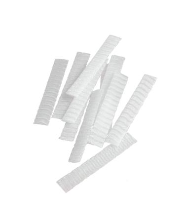 100pcs Brush Cover Sleeves Makeup Brush Covers for Travel Brushes Protector Makeup Brushes Reusable Brush Makeup Brush Mesh Cover Makeup Tool White Transparent Brush Pe