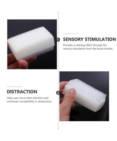 Heallily Wilbarger Therapy Brush - Sensory Brushes for Deep Pressure Massage | 2-Piece Set for Occupational Therapy & Calming Solutions - Buy Online on GoSupps.com