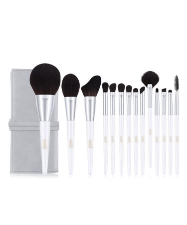 DFHBFG 14 Makeup Brush Set Full Set of Eye Shadow Brush Blush Brush Loose Powder Brush Beauty Tools 1 D