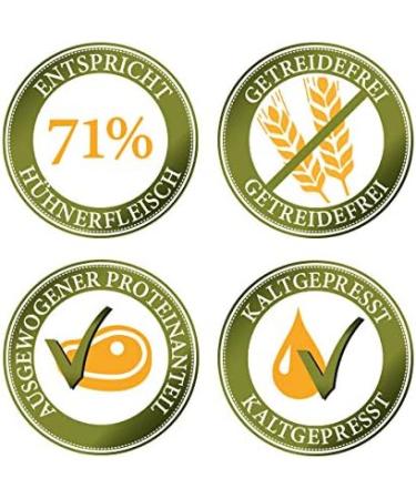 Bellfor Wiesen-Schmaus Cold-Pressed Dry Food for Dogs Grain-Free with Fresh Chicken 71% Rich in Omega-3 Vitamins and Prebiotics 10 kg - Buy Online on GoSupps.com