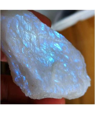 100g Rare Rough Natural White Moonstone Raw Gemstone Specimen Reiki Crystal Home Decoration Beautiful FZUGEDRLI - Buy Online on GoSupps.com