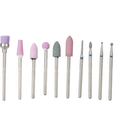 Different Gift Tungsten Steel Nail Drill Head Essential tools Easy to store Nail Grind Head Lightweight and portable Salon Shop for Home(C suit) - Buy Online on GoSupps.com