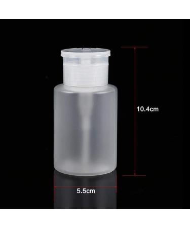 Cimenn 120ML Pump Dispenser for Nail Art - Acrylic Alcohol Liquid Cleaner & Remover Bottle - Perfect for DIY Nail Designs - Buy Online on GoSupps.com