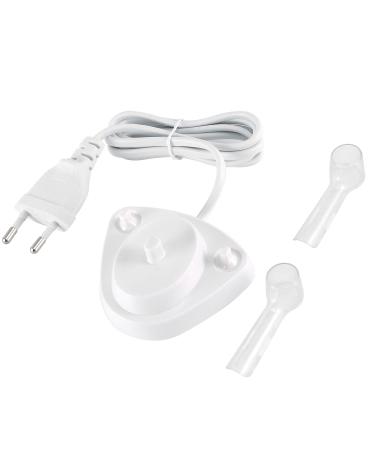 Kopbtboy Electric toothbrush charger for oral-B charging station for oral-B toothbrush toothbrush holder for oral-B with 2 stamen caps for toothbrush heads (Model 3757) Charging with toothbrush holder