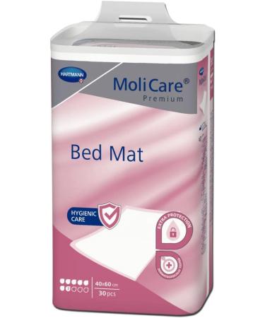 Molicare Premium Bed Mats - 40x60 cm 7 Drops Absorbent Bed Protection (30 Pieces) - Buy Online on GoSupps.com