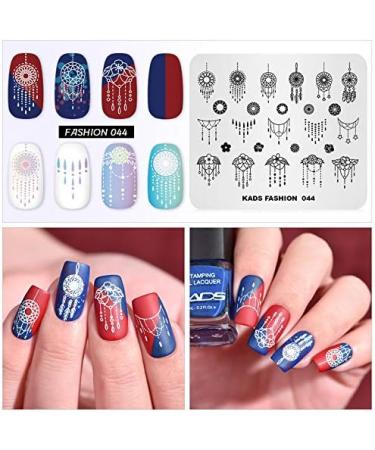 KADS Nail Art Stamping Plates | Fashion Stamping Stencil for Manicure | FA044 Image Templates - Shop Internationally! - Buy Online on GoSupps.com