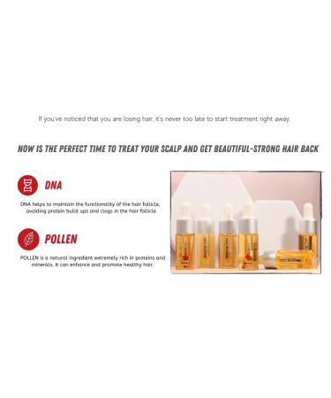 Simone Tec DNA-Pollen Hair Growth Treatment - 10ml Pack of 2 | Proven Solution for Thicker Fuller Hair - Effective Against Hair Loss - Buy Online on GoSupps.com