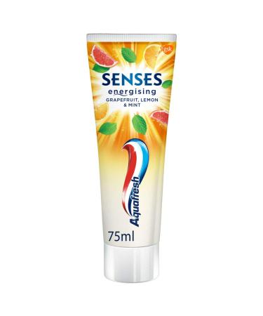 Aquafresh Senses Toothpaste Grapefruit Lemon and Mint 75 ml