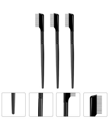 Minkissy 3-Piece Metal Eyebrow Comb & Eyelash Curler Set | Professional Cosmetic Tools for Makeup & Eyebrow Separation - International Shipping Available - Buy Online on GoSupps.com