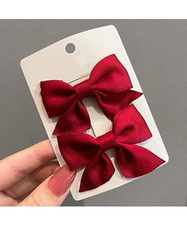 2pcs Cute Bow Hair Clips for Teens & Adults | Non-slip Alligator Barrettes for School & Fashion | Hair Accessories - Buy Online on GoSupps.com