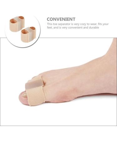 Soft Toe Straightener & Separator Set for Pain Relief - 2pcs Double Orifice Design - Healeved Toe Correctors - Buy Online on GoSupps.com