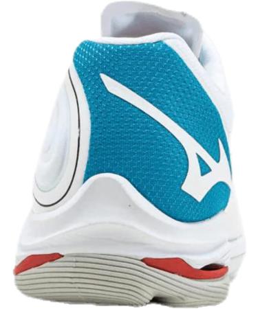 Mizuno Women's Wave Lightning Z6 Volleyball Shoe - 46.5 EU | White Black Diva Blue | Best International Shipping - Buy Online on GoSupps.com