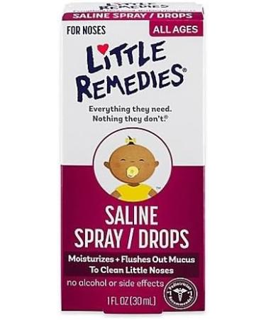 Little Remedies Little Noses Saline Spray/Drops for Newborns to Adults - 1 Pack | Fast International Shipping - Buy Online on GoSupps.com