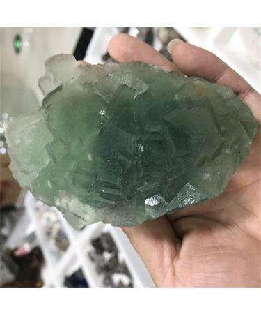 Natural Crystal Rough Natural Crystal Rough Specimen 80g-100g Natural Green Fluorite Calcite Specimen Aquarium Interior Decoration Crystal and StoneStone