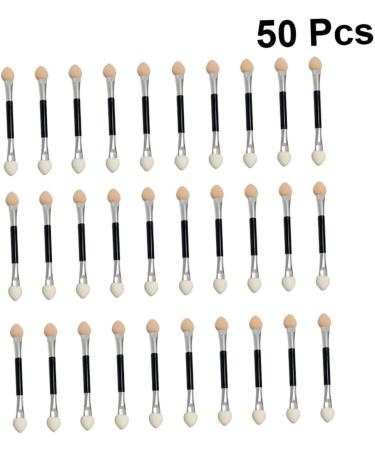 FOMIYES 50pcs Makeup Eyeshadow Disposable Brush Eyeshadow Cosmetic Brush Double Head - Buy Online on GoSupps.com