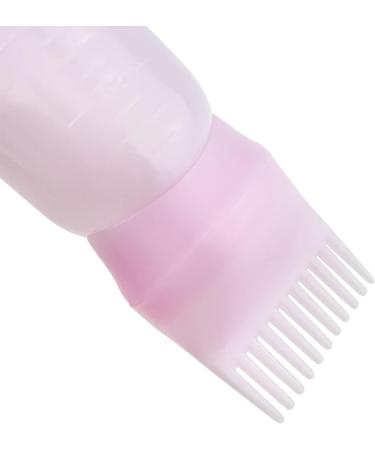 Aswewamt 3 Pcs Applicator Bottle Hair Oil Applicator Bottle Pink & White & Purple Hair Dye Brush Bottle for Hair Coloring Dye - Buy Online on GoSupps.com
