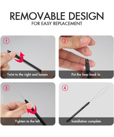 GlamorDove Hair Extension Pliers Kit Microlink Pliers for Extensions Oxford Cloth Bag Hair Extension Beading Tool Hair Loop Tool Micro Beads Opener Pliers Black - Buy Online on GoSupps.com