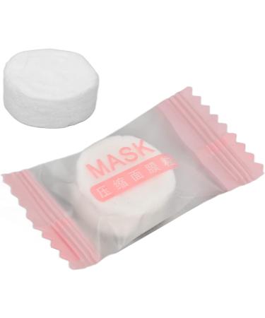 100 Pieces Compressed Facial Mask Sheet Home DIY Skin Care Beauty DIY Disposable Mask Paper Compress Masque Mask for Home Beauty Salon - Buy Online on GoSupps.com
